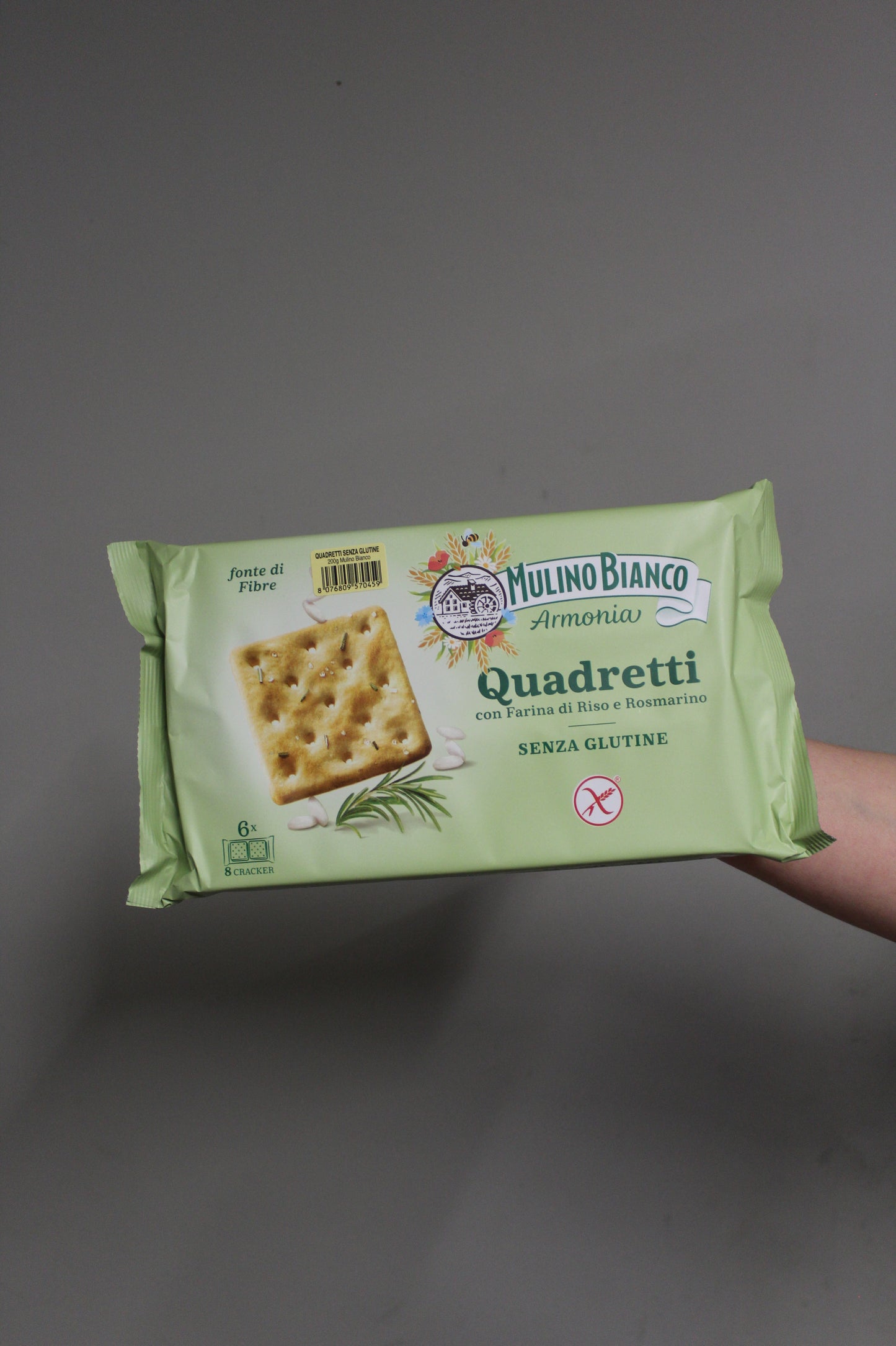 Quadretti Gluten Free Crackers 200g, Mulino Bianco