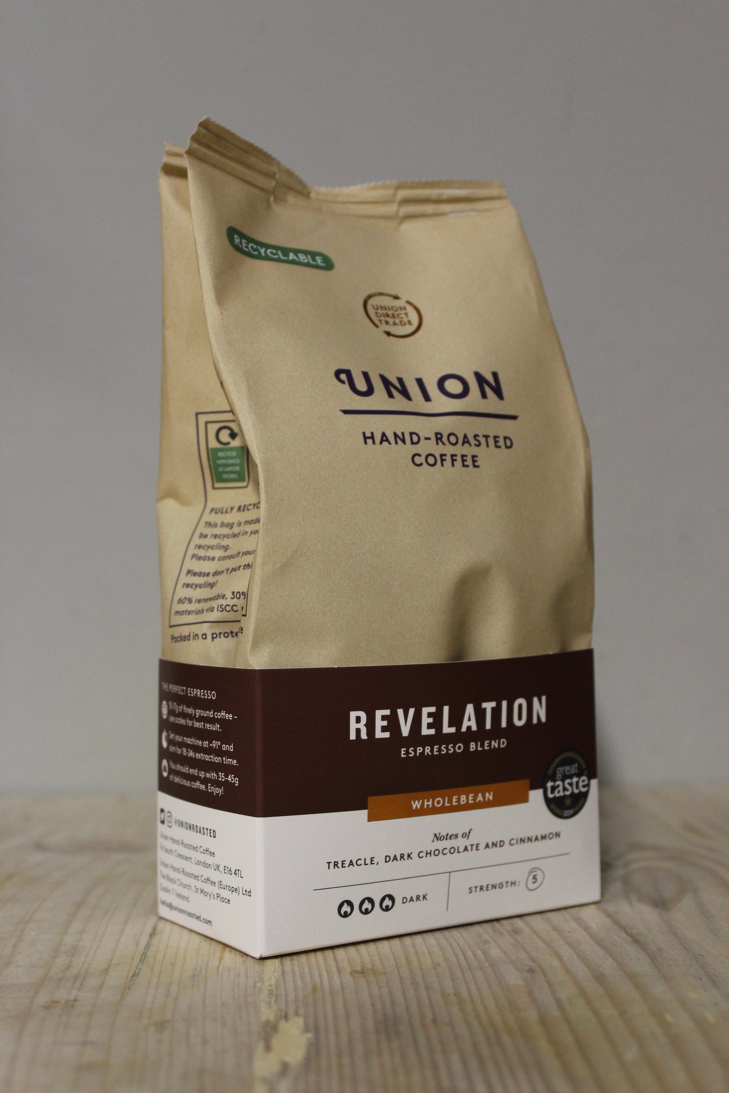 Revelation Espresso 200g, Union