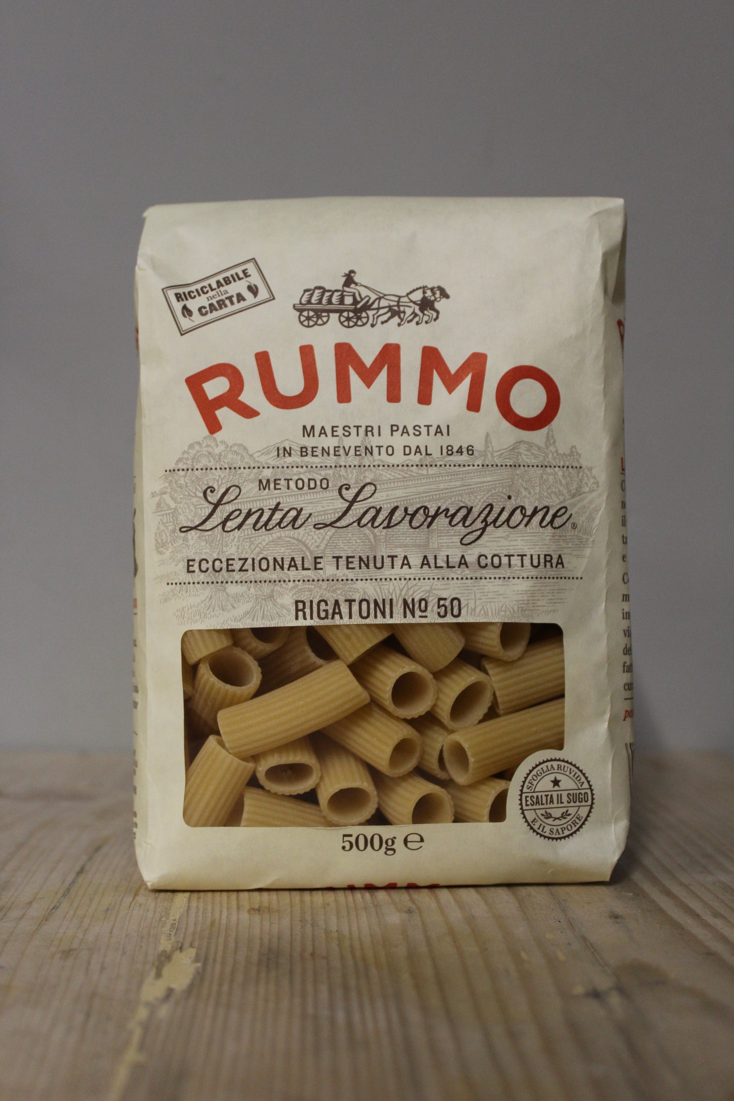 Rigatoni Pasta 500g, Rummo