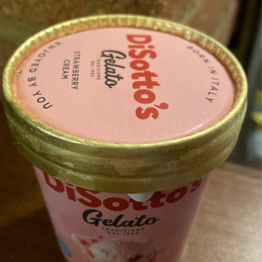 Strawberry Cream Gelato 125g, DiSotto