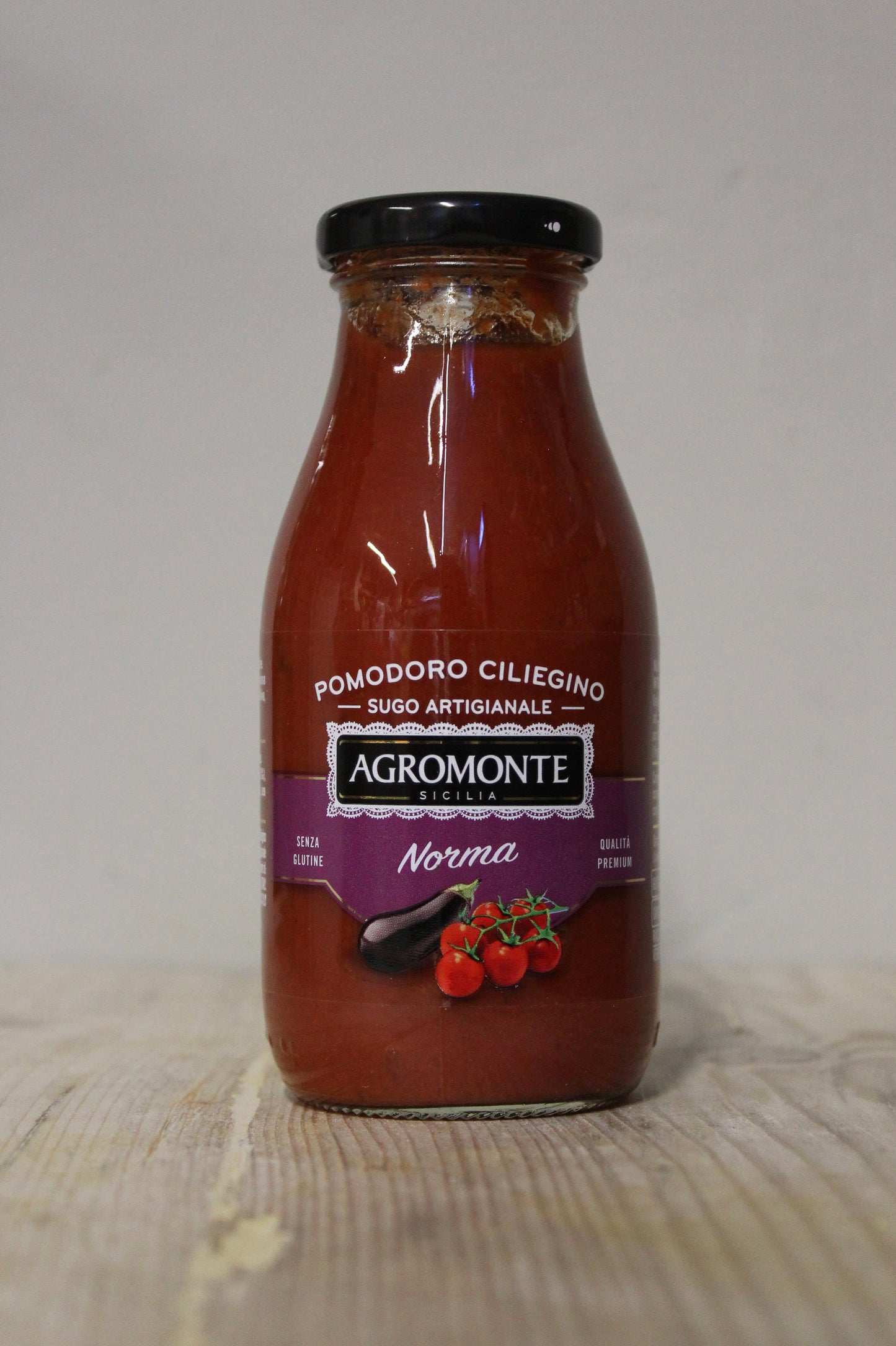 Norma Cherry Tomato Aubergine Sauce 260g, Agromonte