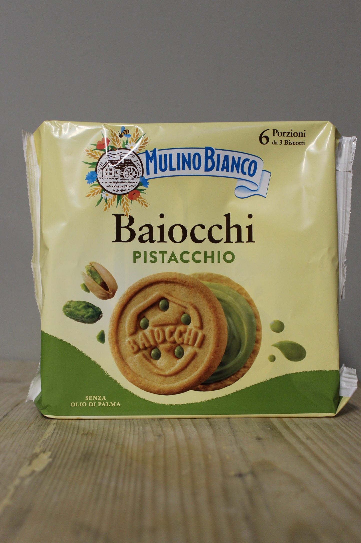 Baiocchi Pistacchio Biscuits 168g, Mulino Bianco
