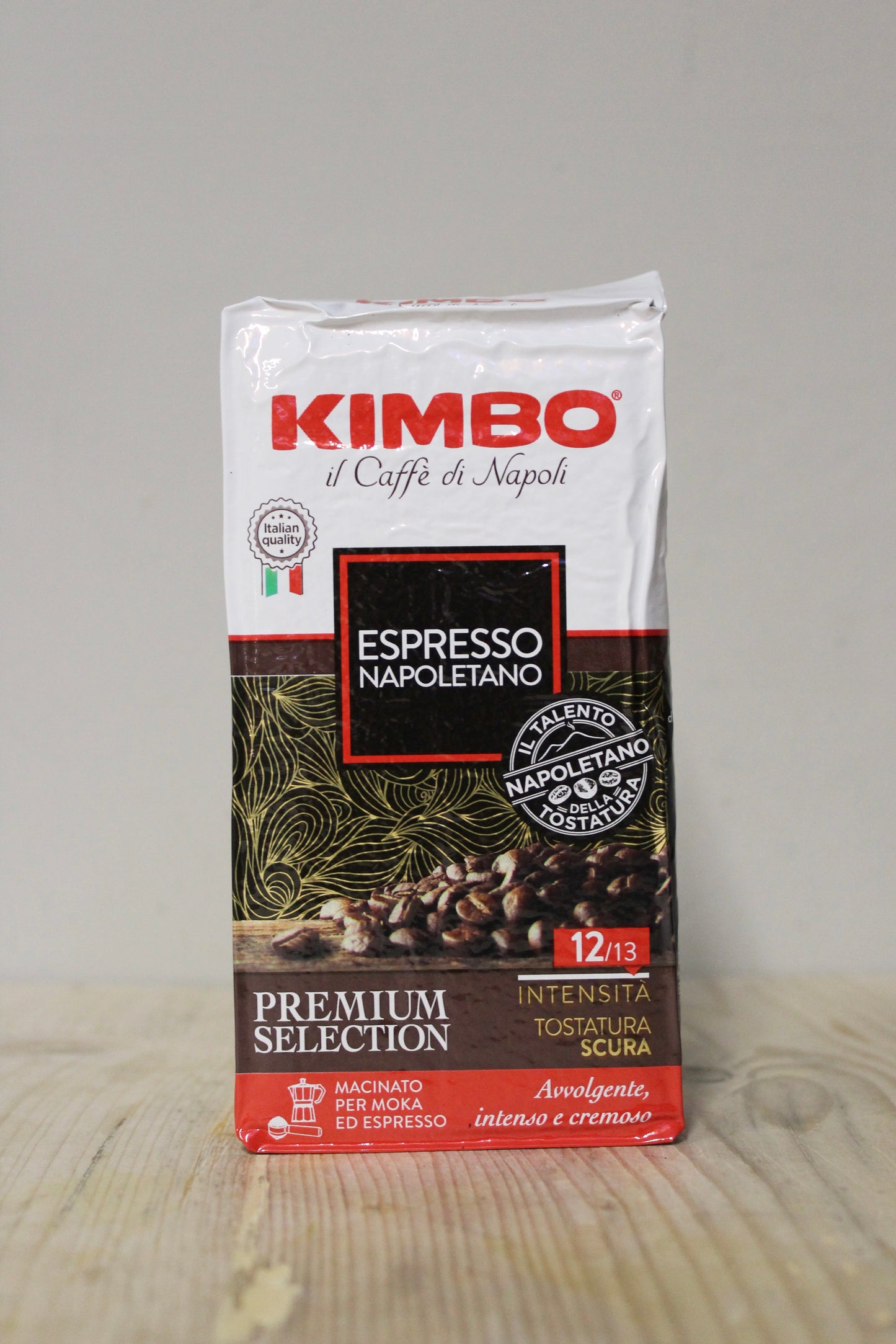 Espresso Napoletano Ground Coffee 250g, Kimbo