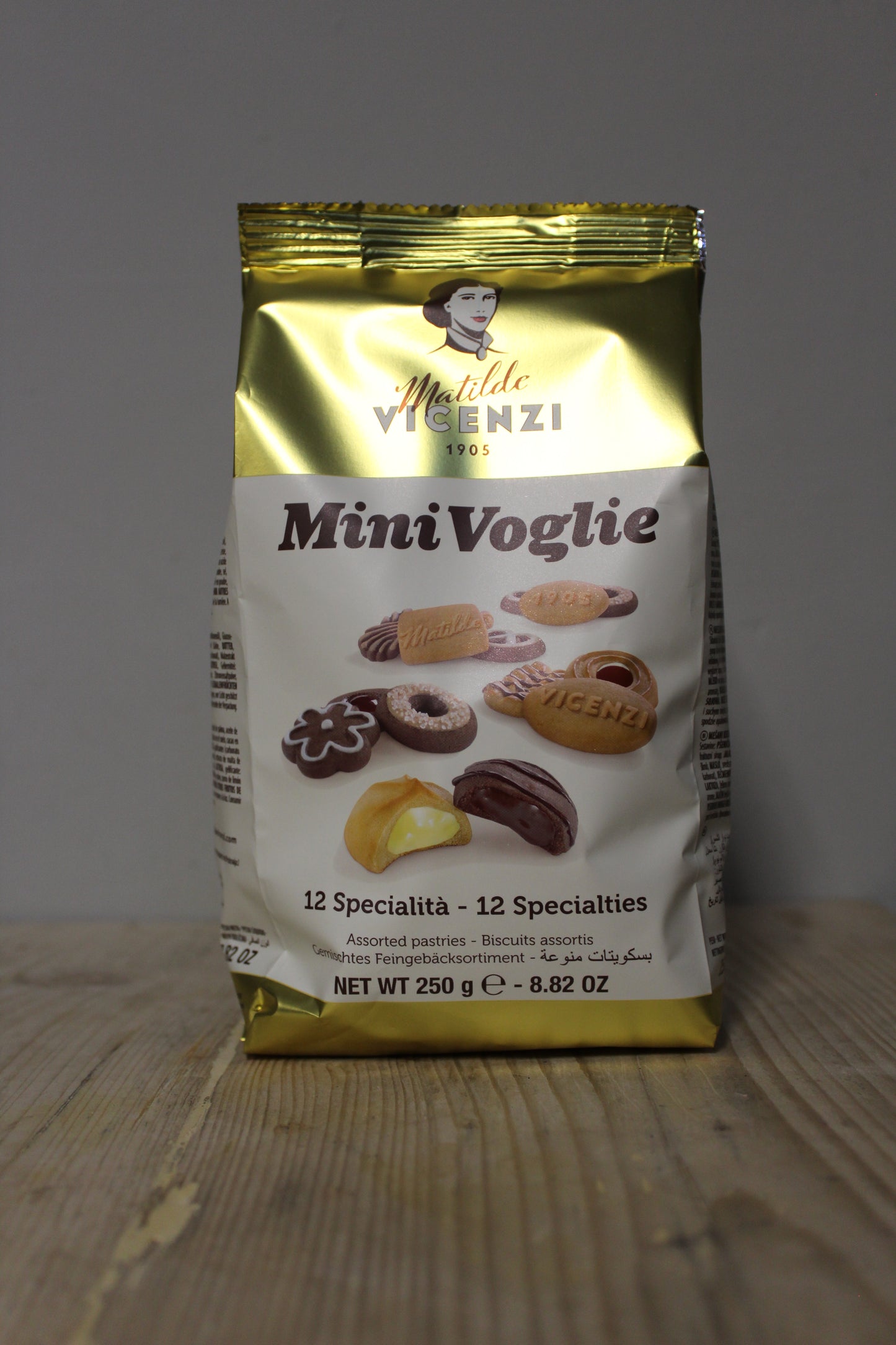 Minivoglie Biscuit Assortment 250g, Vicenzi