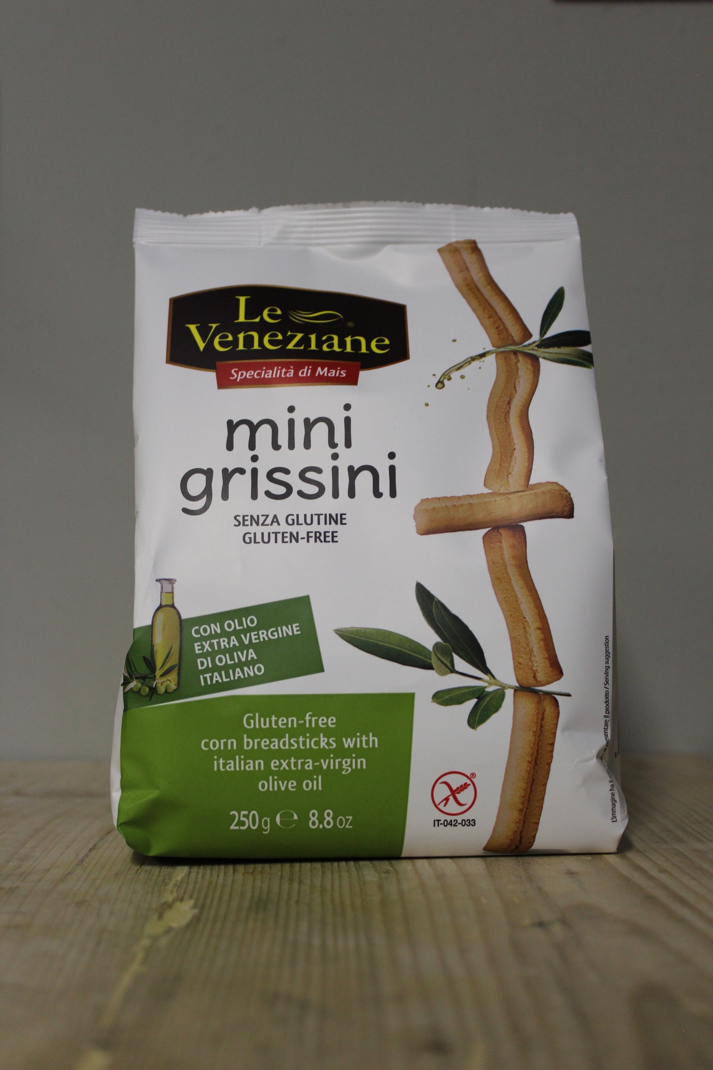 Mini Grissini Gluten Free 250g, Le Veneziane
