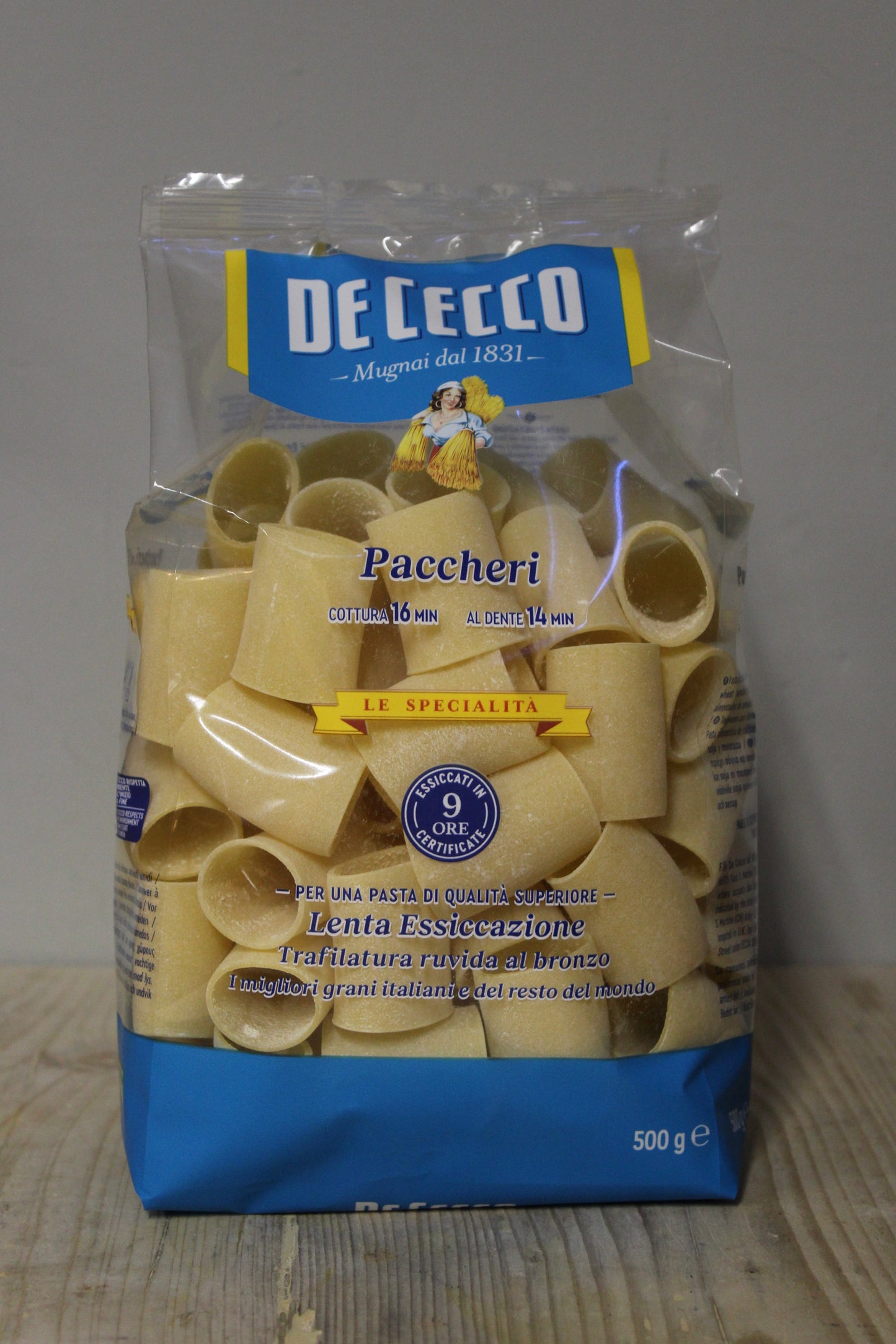 Paccheri Pasta 500g, De Cecco