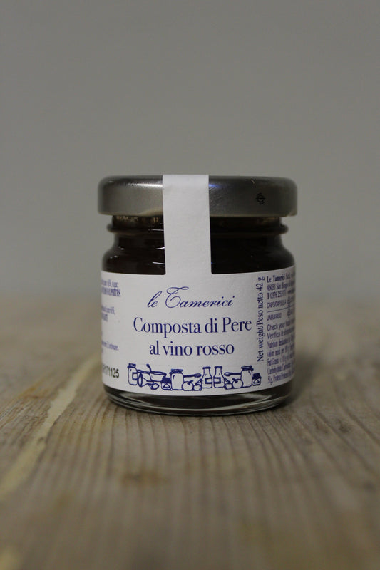 Pear & Red Wine Composta 42g, La Tamerici