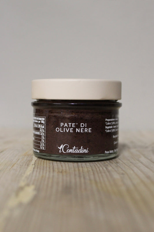 Pate Black Olive Tapenade 100g, iContadini