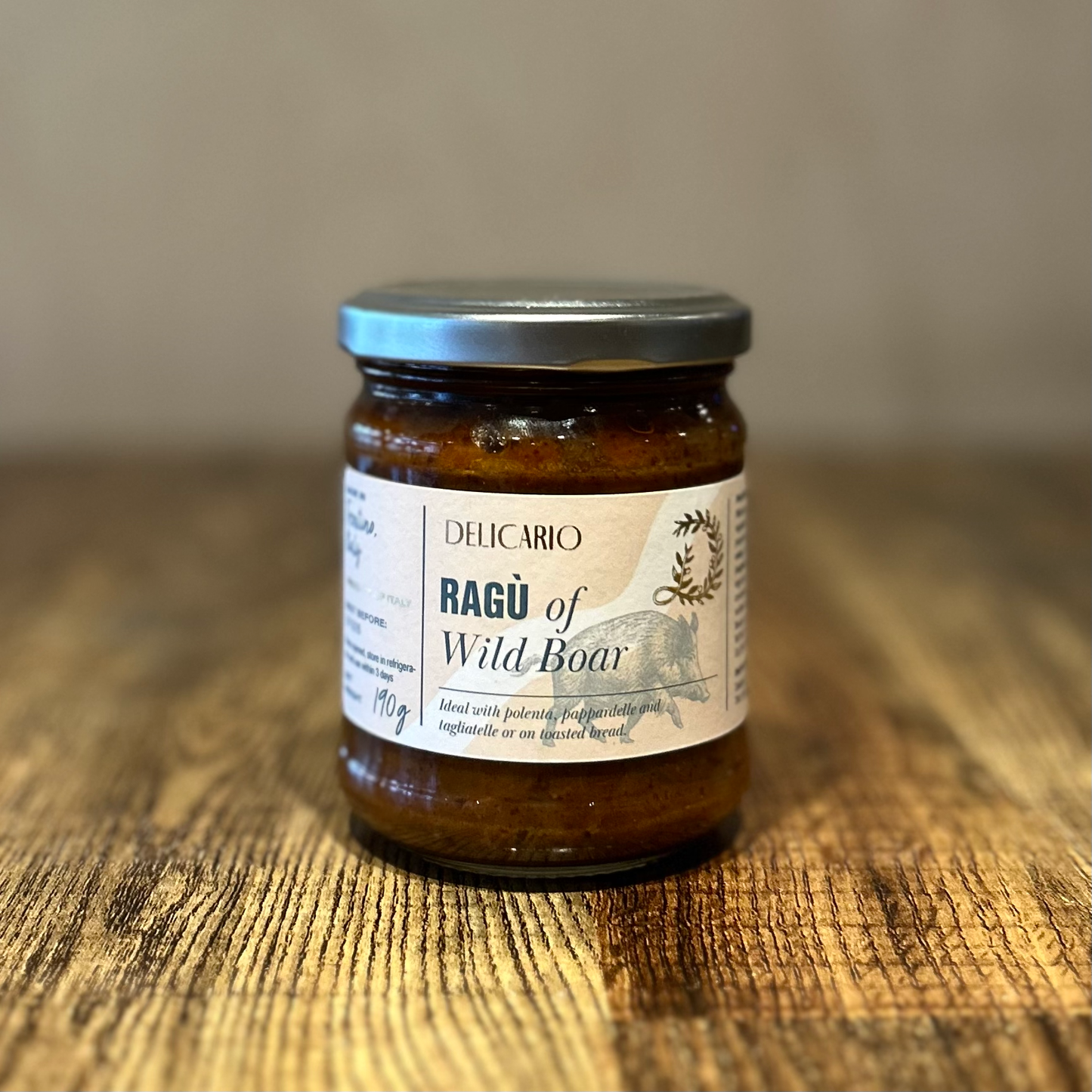 Ragu of Wild Boar 190g, Delicario